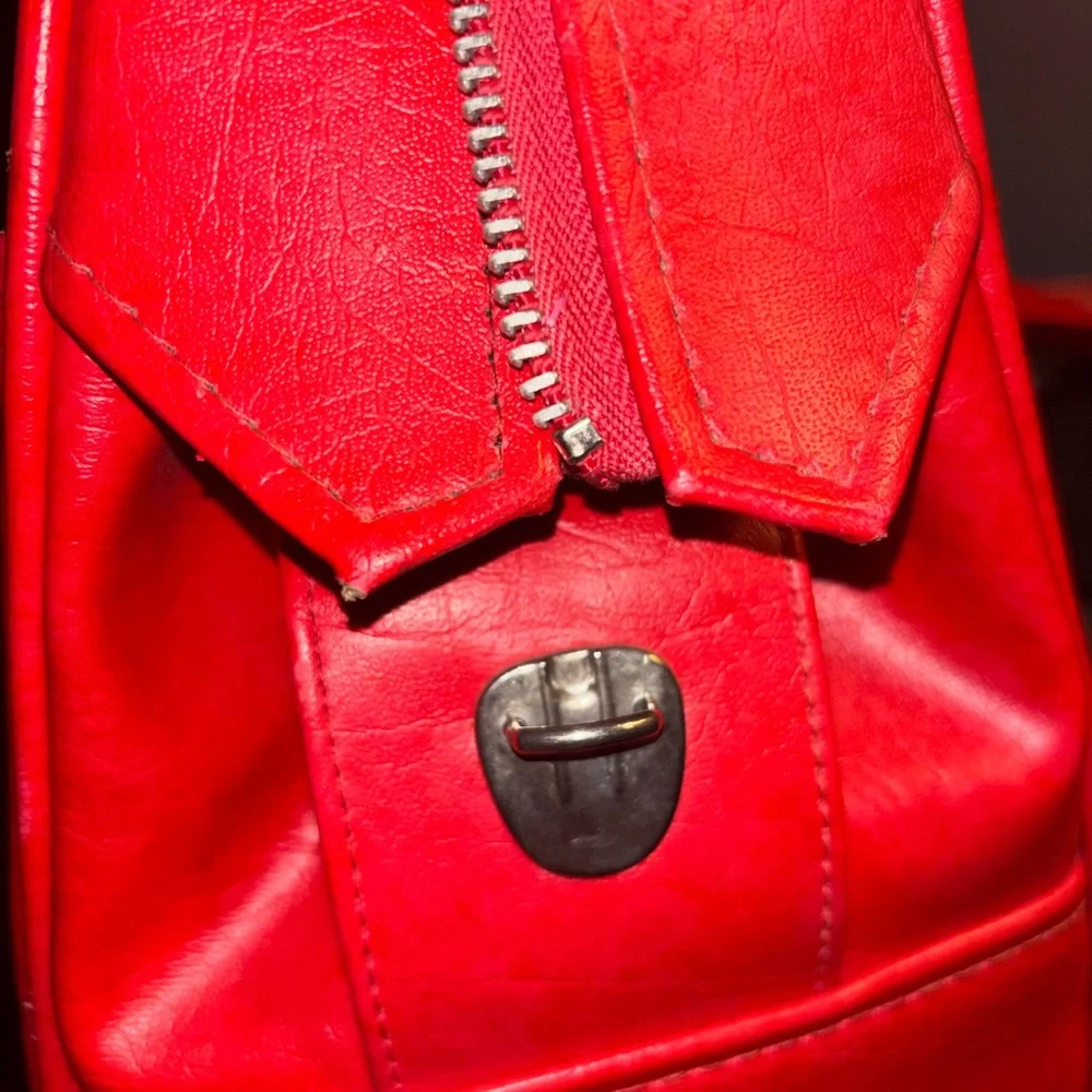 Samsonite Red Laptop Bag with Colorful Bow